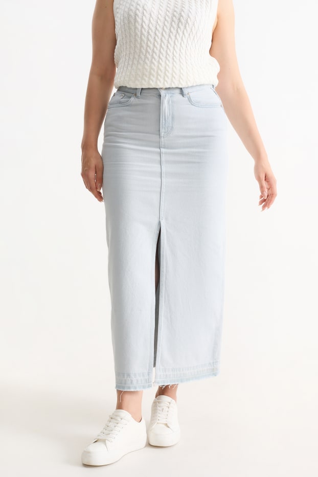 Dona - Faldilla texana - texà blau clar