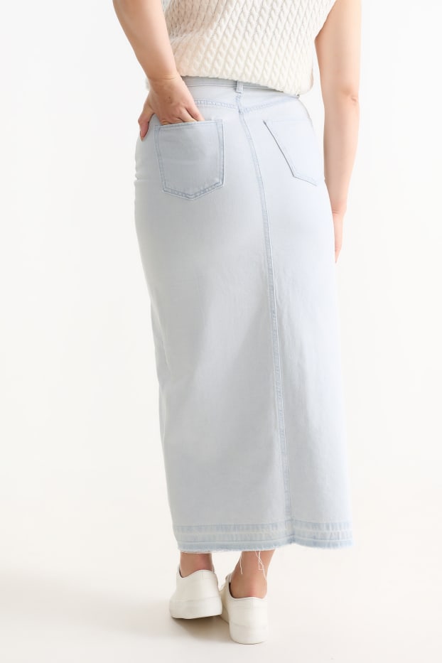 Dona - Faldilla texana - texà blau clar