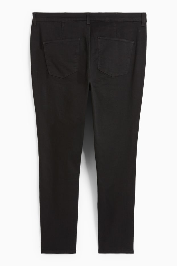 Dames - Jegging jeans - high waist - zwart