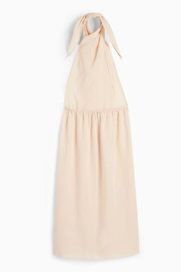Femmes - Robe portefeuille - saumon