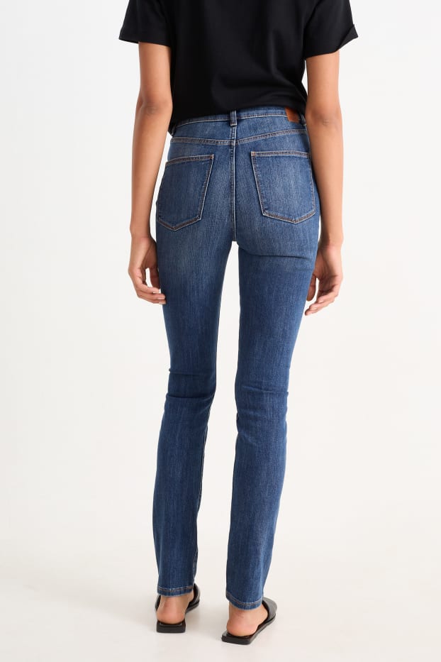 Dámské - Slim jeans - high waist - džíny - modré