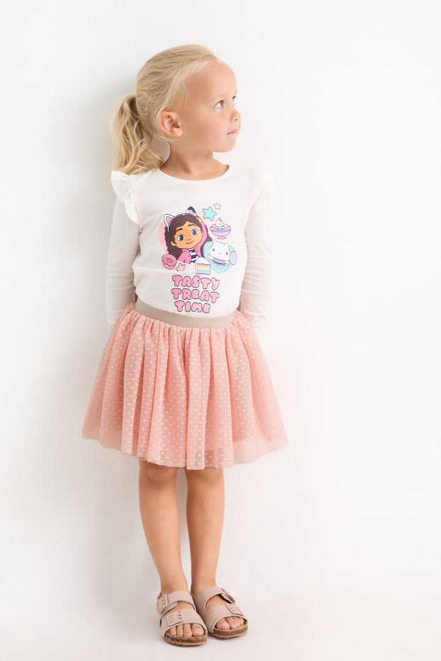 Enfants filles - Jupe - à pois - rose