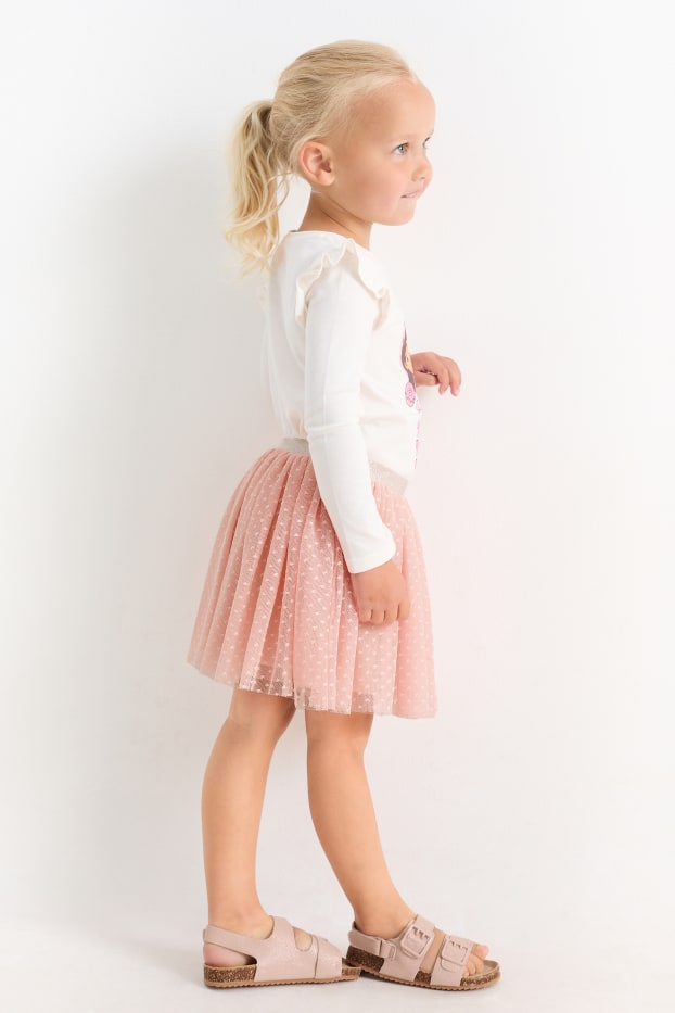 Enfants filles - Jupe - à pois - rose