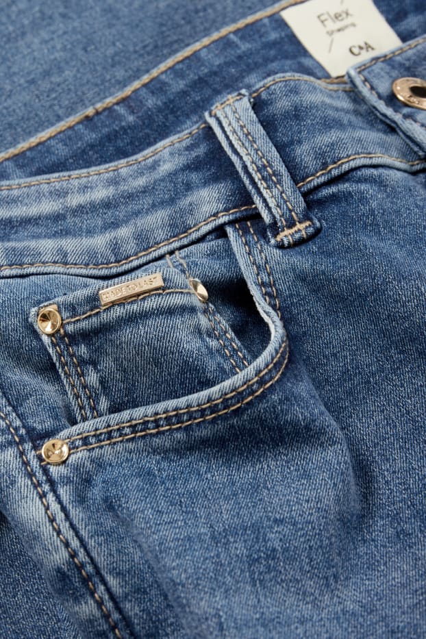 Donna - Skinny jeans - vita media - jeans modellanti - Flex - LYCRA® - jeans blu