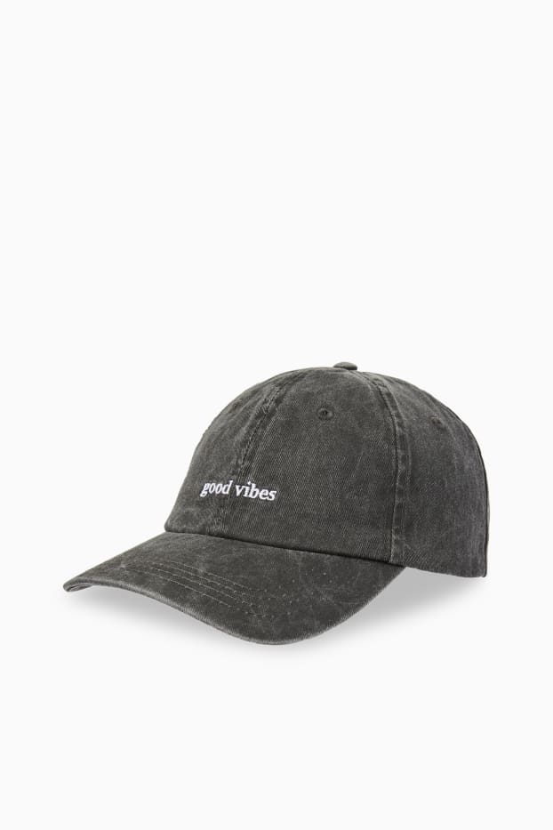 Femmes - Casquette - gris foncé