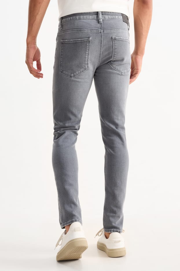 Bărbați - Skinny jeans - LYCRA® - denim-gri deschis