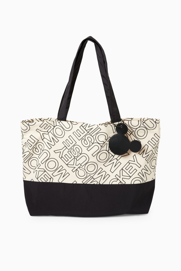 Damen - Shopper - Micky Maus - beige