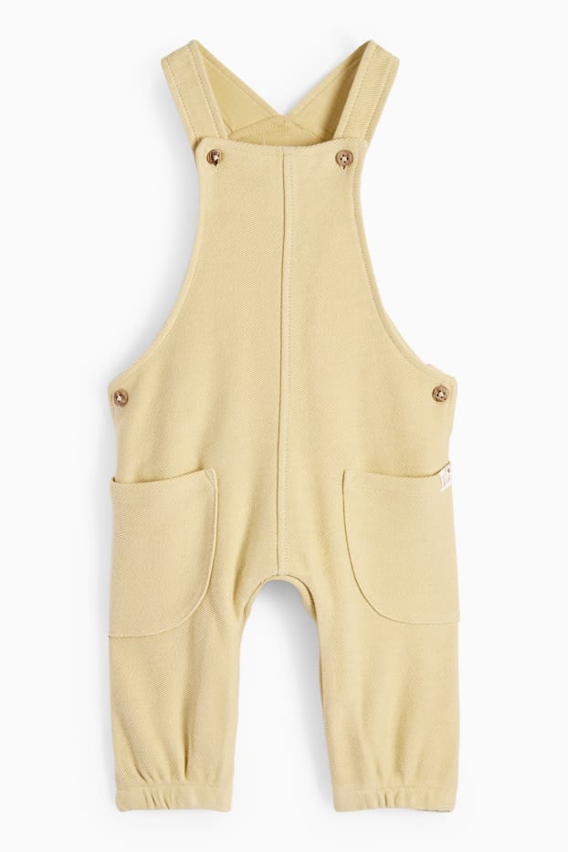 Bébés garçons - Salopette pour bébé - finition texturée - jaune