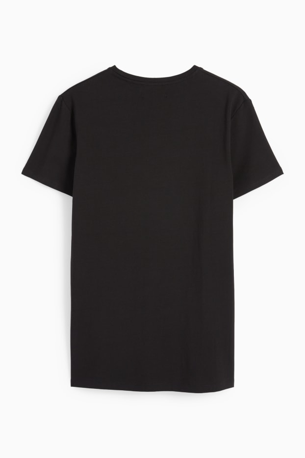 Men - T-shirt - slim fit - Flex - black