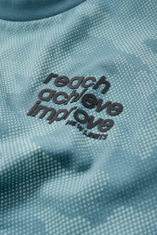 Kinder Jungen - Kurzarmshirt - petrol