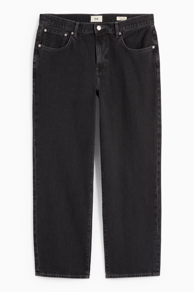 Heren - Relaxed jeans - jeansdonkergrijs