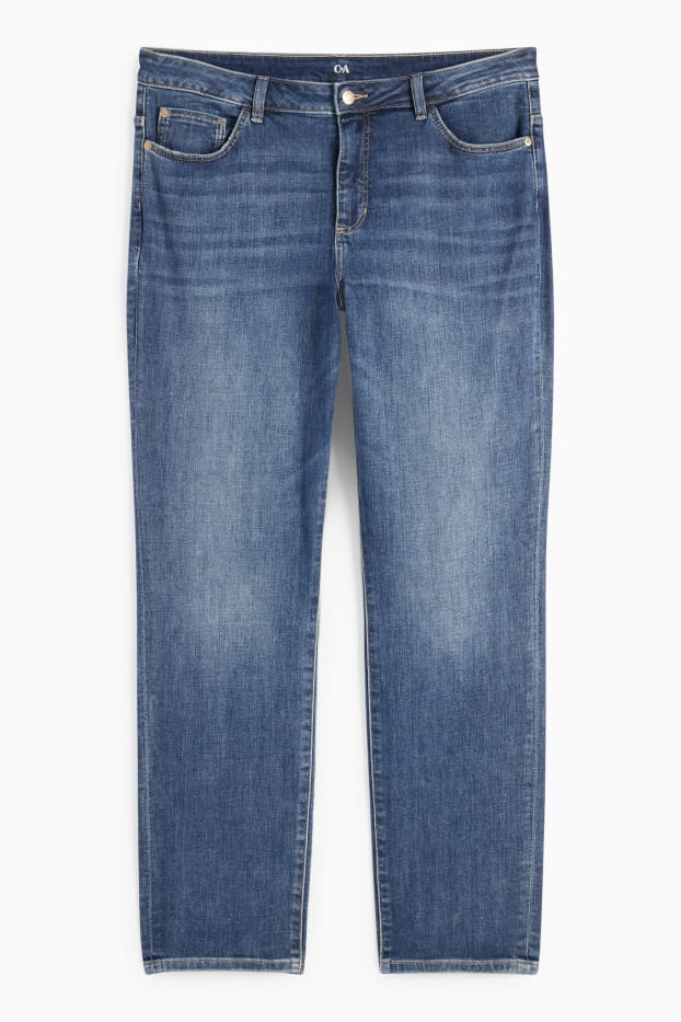 Donna - Straight jeans - vita media - LYCRA® - jeans blu