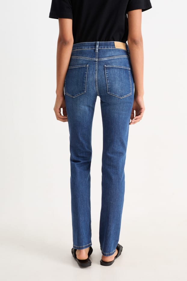 Donna - Straight jeans - vita media - LYCRA® - jeans blu