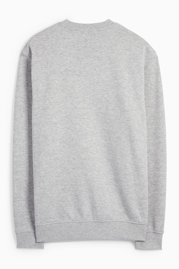 Uomo - Felpa - grigio melange