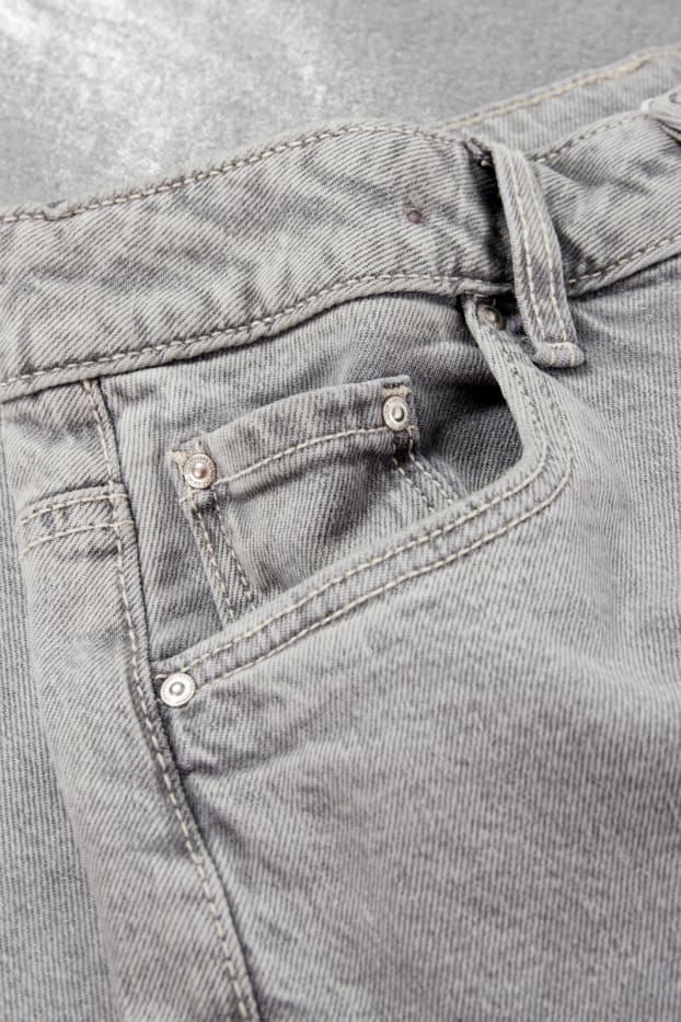 Nena - Texans wide leg - texà gris clar