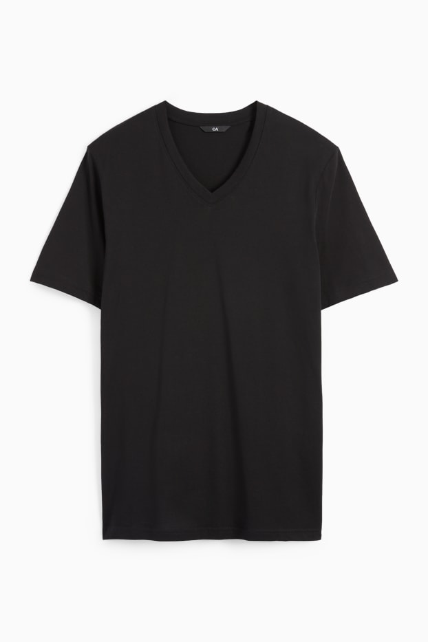 Men - T-shirt - regular fit - black