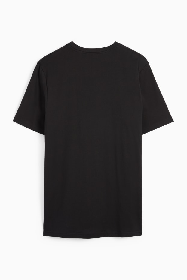 Men - T-shirt - regular fit - black