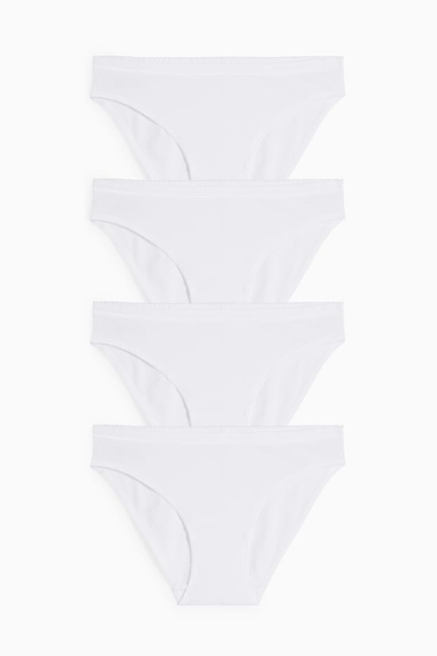 Femei - Multipack 4 buc. - chiloți - alb