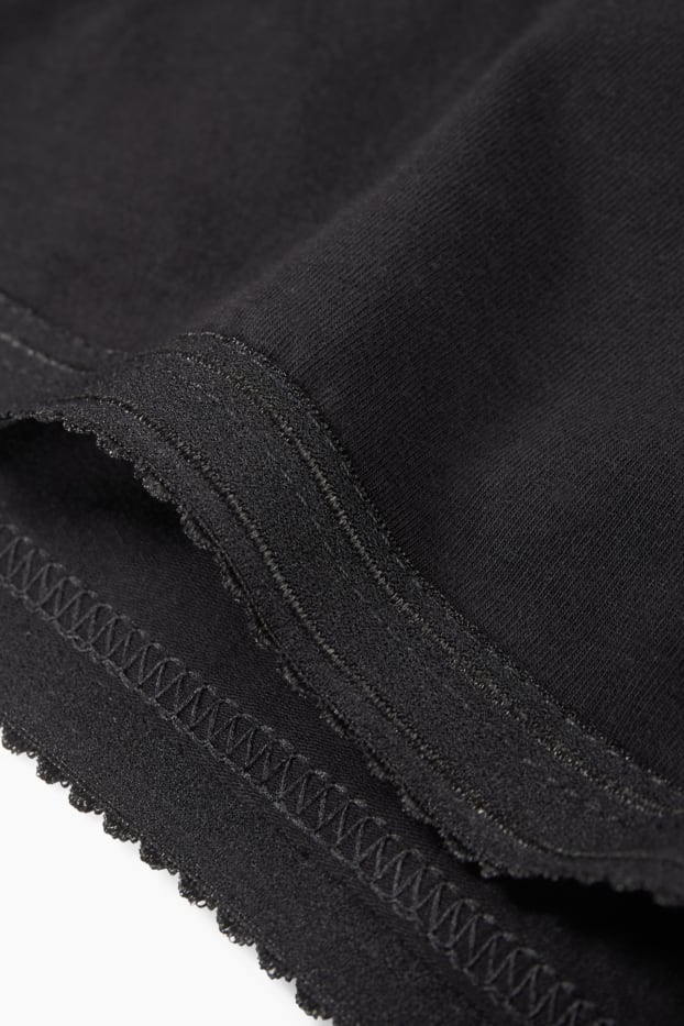 Donna - Confezione da 4 - slip - nero