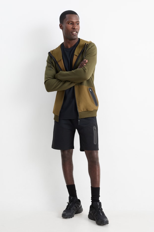 Hommes - Short de sport - noir