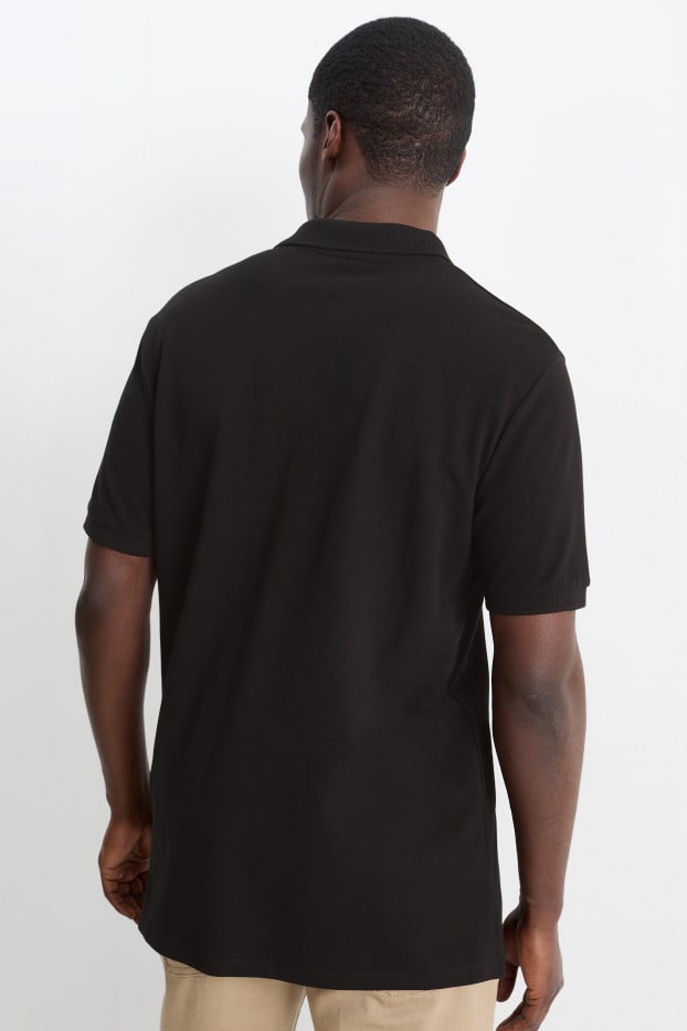Hommes - Polo - regular fit - noir