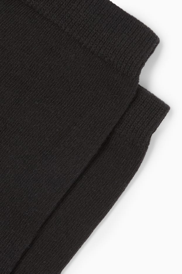 Femmes - Lot de 5 paires - chaussettes - noir