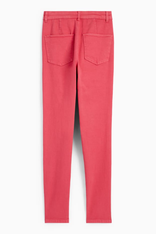 Dona - Jegging jeans - high waist - rosa fosc