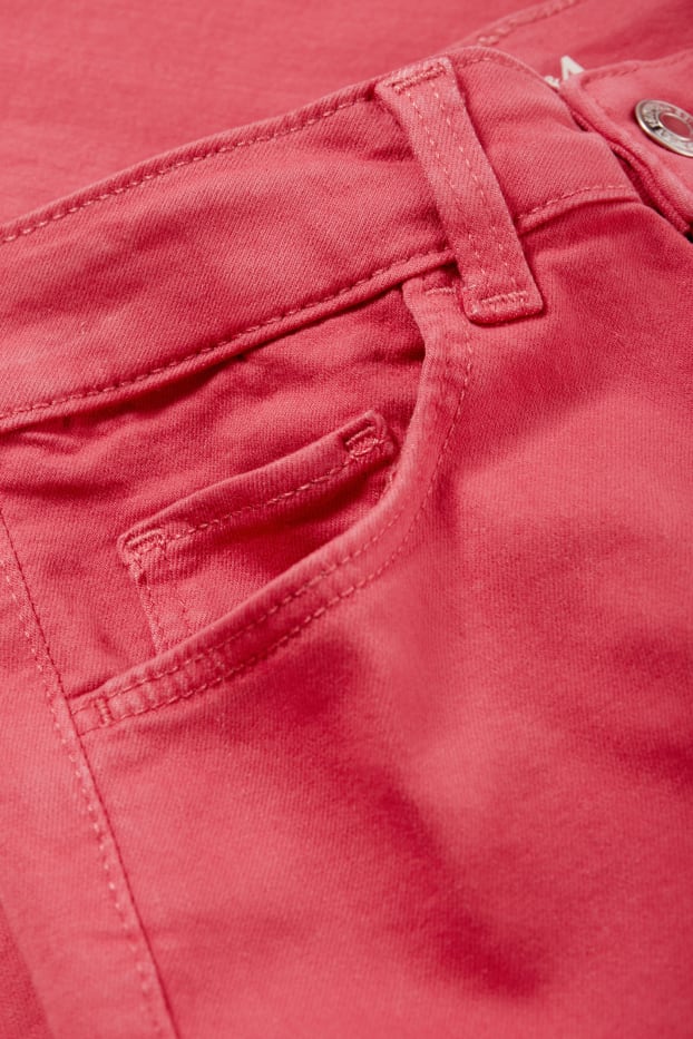 Dona - Jegging jeans - high waist - rosa fosc