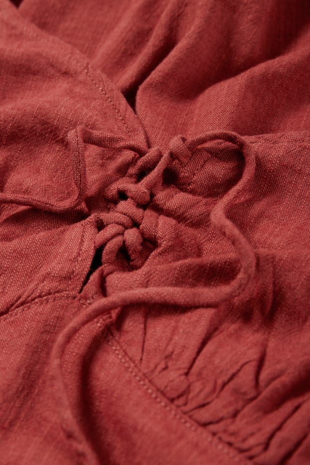 Femmes - Robe évasée - marron