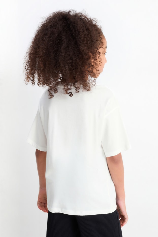 Enfants filles - Lilo & Stitch - T-shirt - blanc crème