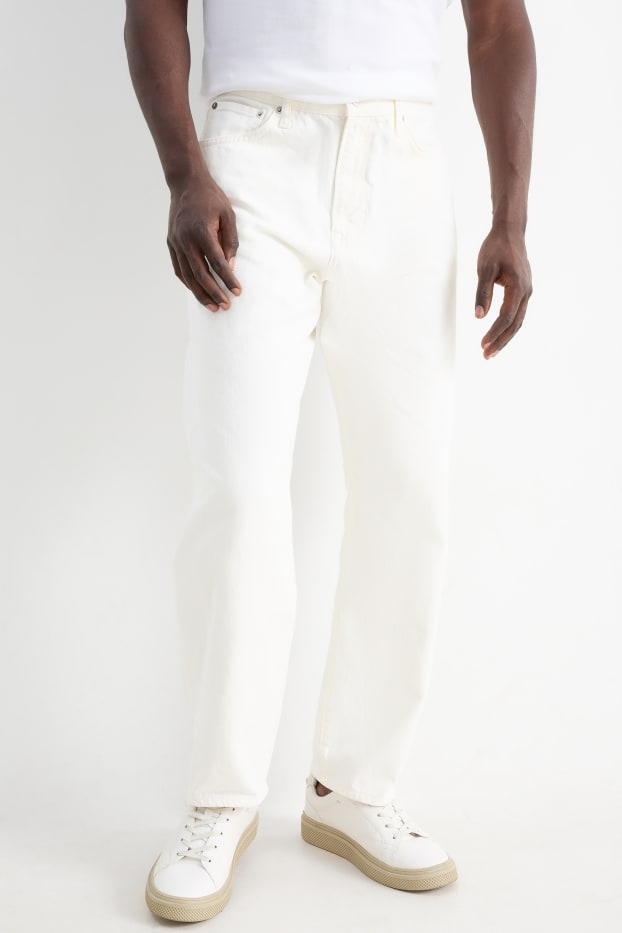 Home - Relaxed jeans - blanc trencat