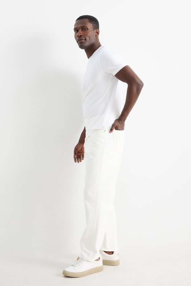 Home - Relaxed jeans - blanc trencat