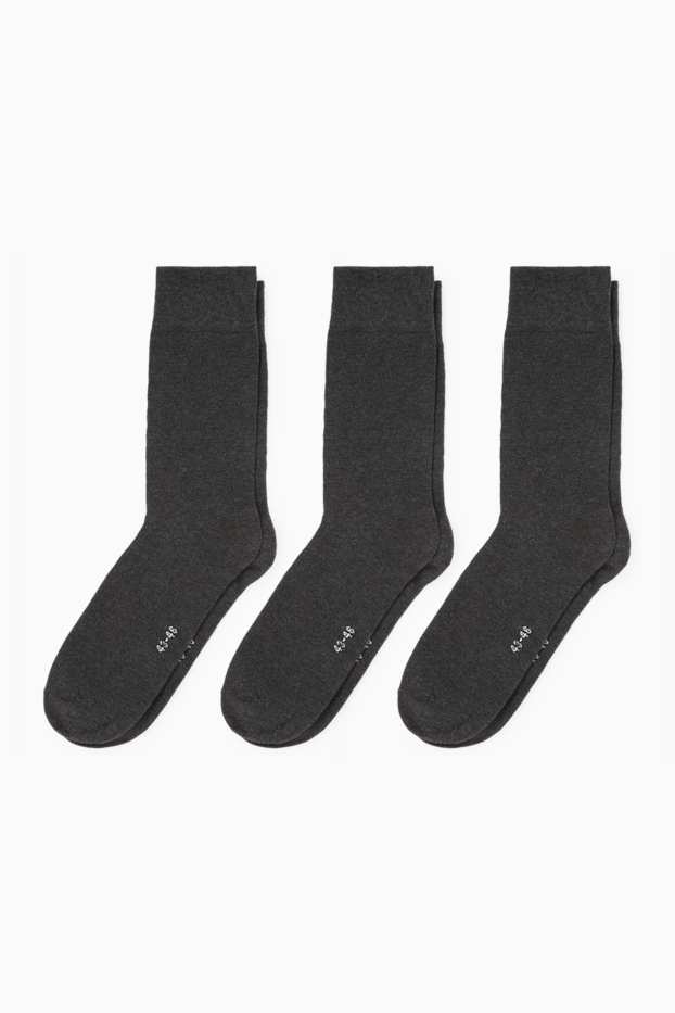 Herren - Multipack 3er - Socken - schwarz