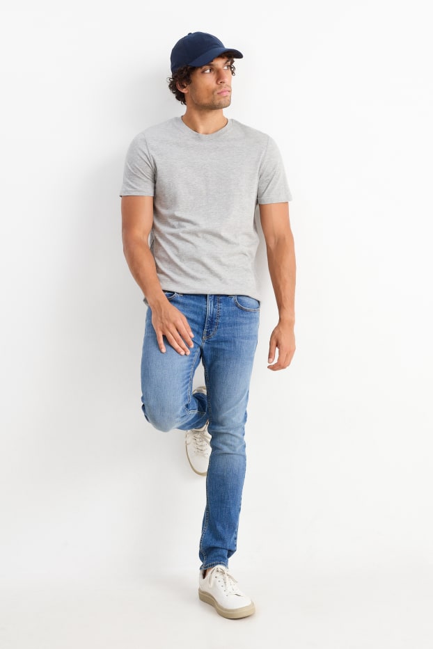 Hommes - Skinny jean - LYCRA® - jean bleu