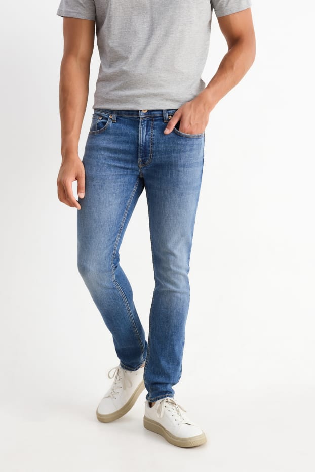 Hommes - Skinny jean - LYCRA® - jean bleu
