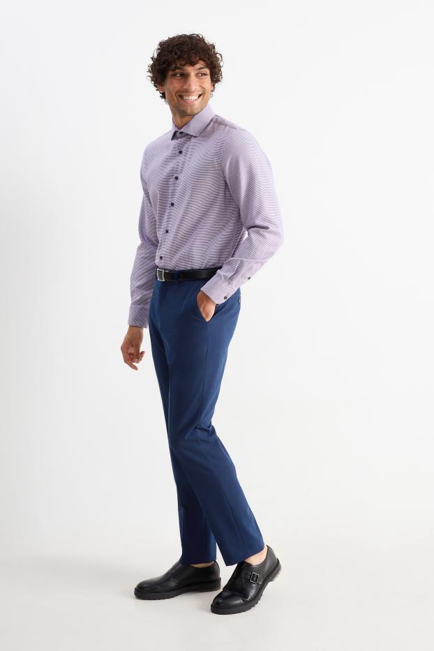 Herren - Baukasten-Hose - Regular Fit - Flex - 4 Way Stretch - dunkelblau