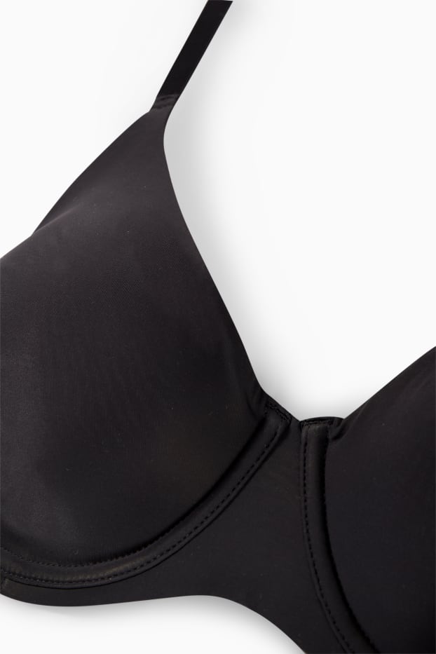 Donna - Reggiseno con ferretti - FULL COVERAGE - LYCRA® - nero