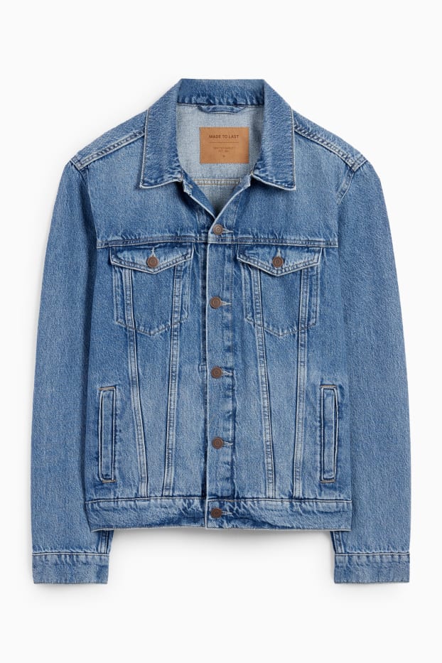 Bărbați - Jachetă din denim - denim-albastru