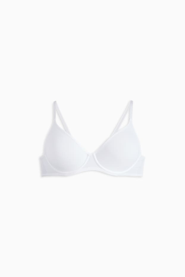 Women - Underwire bra - FULL COVERAGE - LYCRA® - white