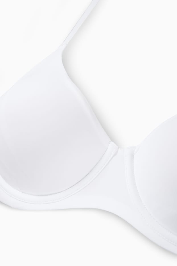 Women - Underwire bra - FULL COVERAGE - LYCRA® - white