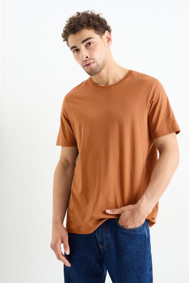 Uomo - T-shirt - regular fit - havana