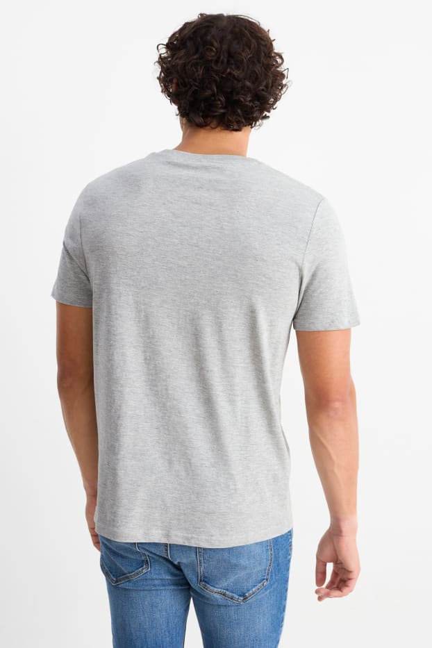 Home - Paquet de 3 - samarreta de màniga curta - blau/gris