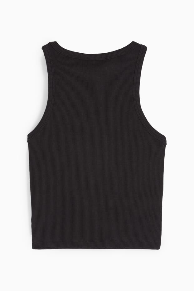 Dona - Top crop - negre