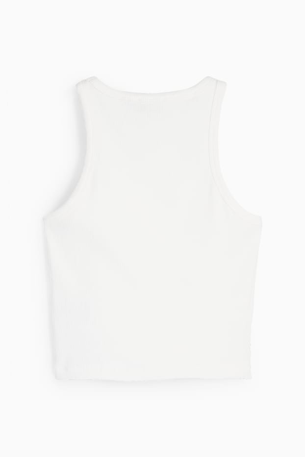 Women - Cropped top - white