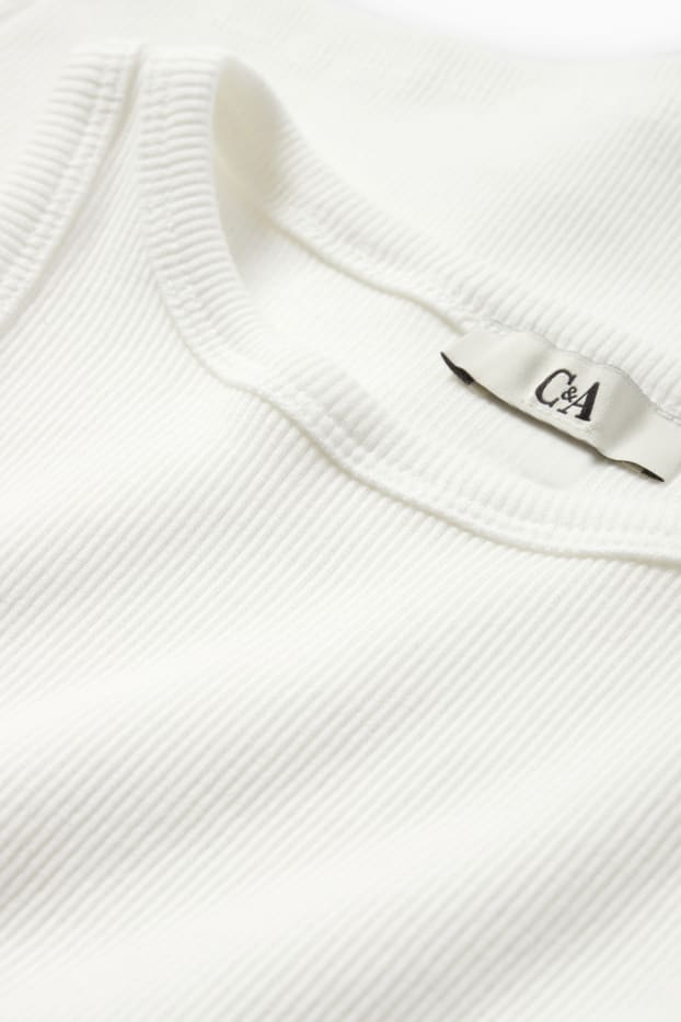 Women - Cropped top - white