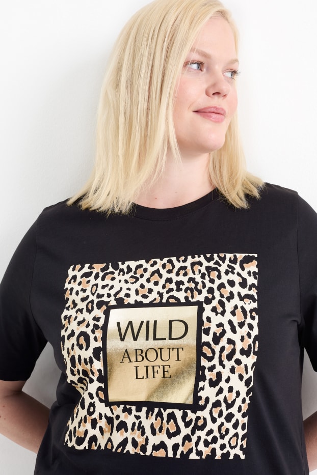 Femmes - T-shirt - bleu foncé
