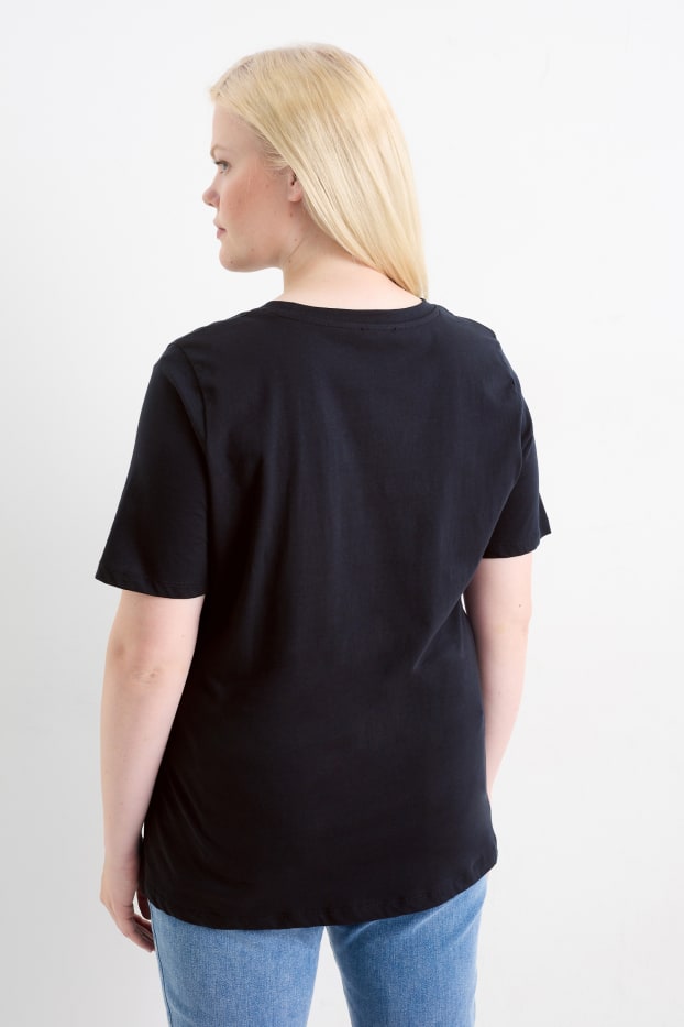 Femmes - T-shirt - bleu foncé