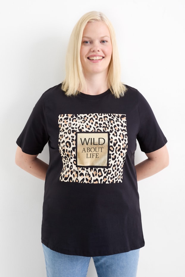 Femmes - T-shirt - bleu foncé