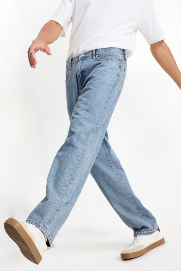 Herren - Relaxed Jeans - helljeansblau