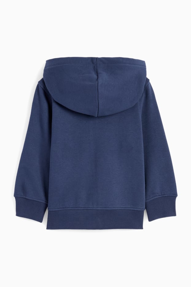 Kinderen: jongens - Sweatvest met capuchon - donkerblauw